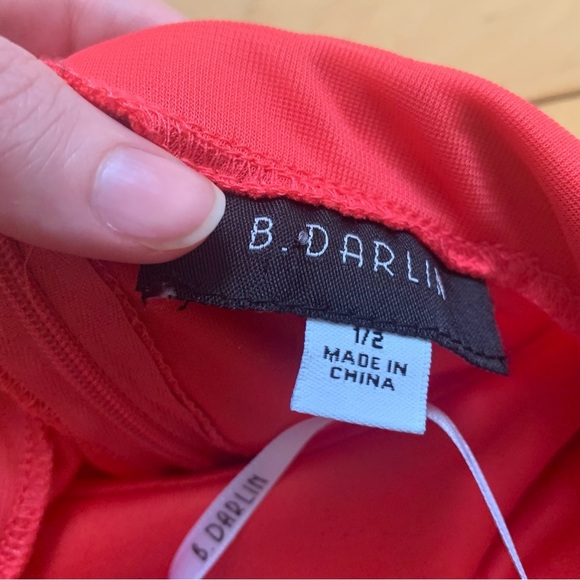 B Darlin Pink Strapless Prom Dress Gown Womens Size 1/2 Bejeweled Beaded Design - Picture 5 of 6